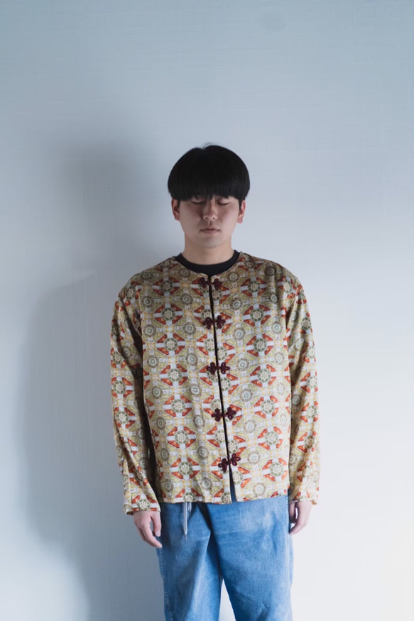 Kimono china shirt チャイナシャツ 1枚目の画像