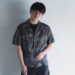 Kimono aloha shirt short sleeve アロハシャツ 3枚目の画像