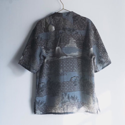 Kimono aloha shirt short sleeve アロハシャツ 5枚目の画像