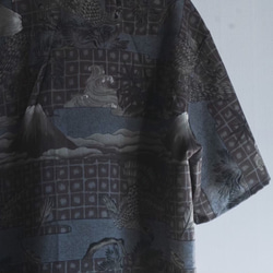 Kimono aloha shirt short sleeve アロハシャツ 8枚目の画像