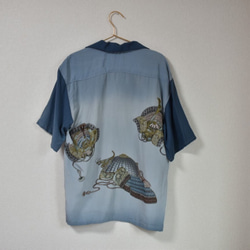 Kimono aloha shirt short sleeve アロハシャツ 3枚目の画像