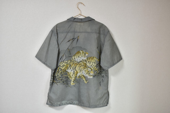 Kimono aloha shirt short sleeve アロハシャツ 1枚目の画像