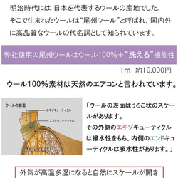 Mサイズ　オフホワイト　or ベージュ　1年中使える＆洗える　「ウール100％マスク　フィルター30枚付セット」 9枚目の画像