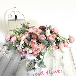 アートフラワー バラの香り アレンジメント