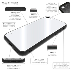 【強化ガラス】マグロ 群れ ポリゴン iPhoneケース 3枚目の画像