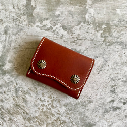 Mini Wallet concho tipe（チョコ） 1枚目の画像