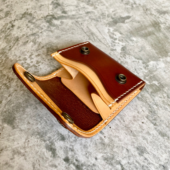 Mini Wallet concho tipe（チョコ） 3枚目の画像