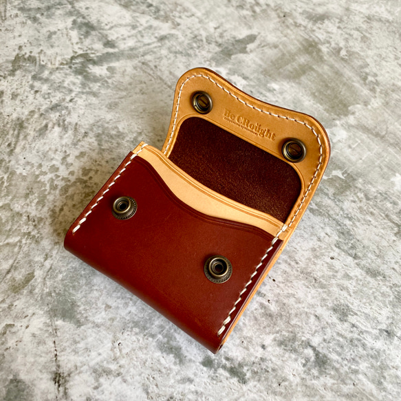 Mini Wallet concho tipe（チョコ） 4枚目の画像