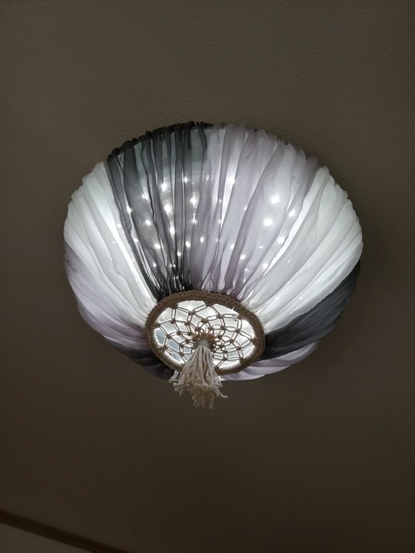 【オーダー品】ceiling  light  cover〔シーリングライトカバー〕…フロスティ・グレイ… 2枚目の画像