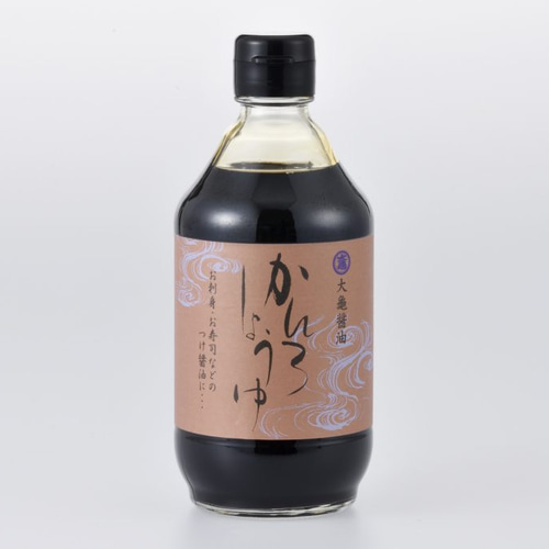 創業80年老舗醤油屋の昔ながらの味！大亀醤油〈お刺身専用〉甘露