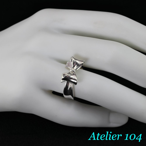 リボン シルバーリング 指輪・リング Atelier 104 通販 10129048