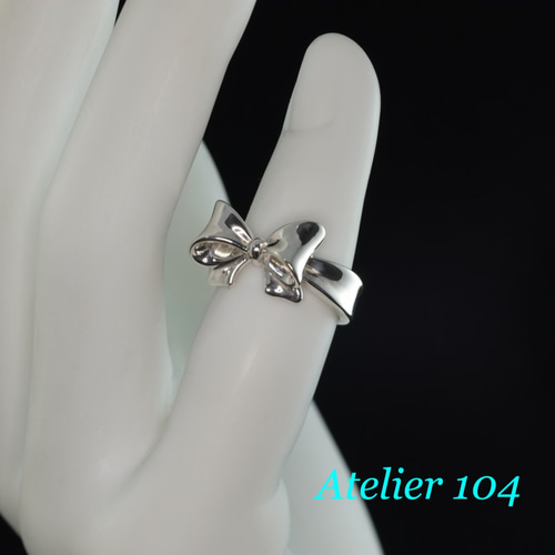 リボン シルバーリング 指輪・リング Atelier 104 通販 10129048