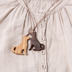 柴犬の木製ペンダント 7枚目の画像