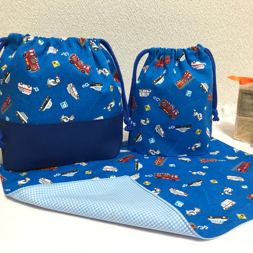 さんすう ☆足し算 給食セット ランチョンマット お弁当袋 ハンドメイド さんすう ☆足し算 給食セット ランチョンマット お弁当袋