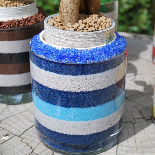 西海岸 ボーダー 海 カラーサンド カラーサンドアート 砂 シンプル