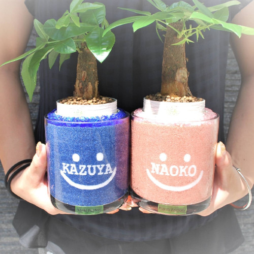 カラーサンドアート/結婚祝い 結婚記念日カラーサンドアート