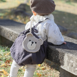 【再販】くまさんポシェット 5枚目の画像