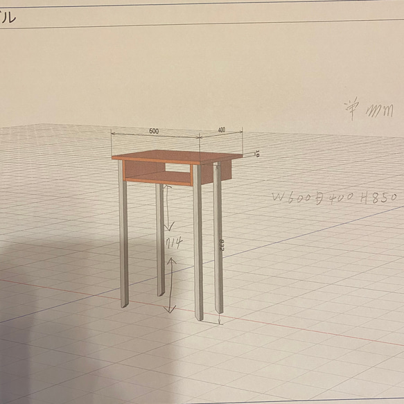 まゆちん様専用 キッチンカウンター E と テーブルの2点セット 10枚目の画像