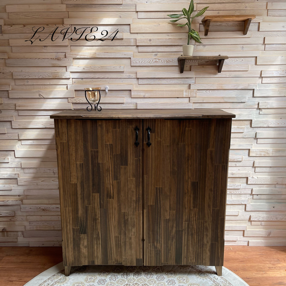 アンティーク キッチンカウンター U / 靴 シューズ収納 おしゃれ