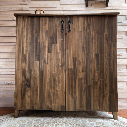 アンティーク キッチンカウンター U / 靴 シューズ収納 おしゃれ