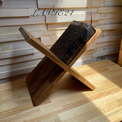 おしゃれなテーブルになる本棚 D マガジンラック 薪置き場/スツール/ディスプレイ 観葉植物  椅子 キャンプ用品 1枚目の画像