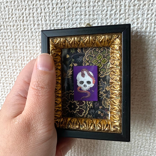 野晒し」 日本画ミニアチュール作品 絵画 カロ 通販 10931003｜Creema