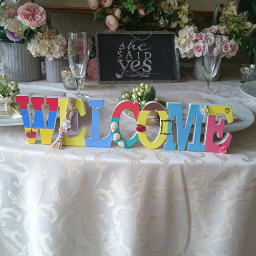 ウェルカムオブジェ ディズニーバージョン ウェルカムボード mayako96