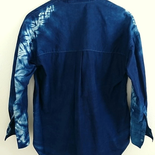 青い　ビーズ　装飾　長袖　トップス 青い ビーズ 装飾 長袖 トップス 青い ビーズ 装飾 長袖 トップス