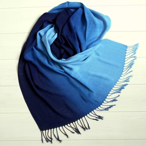 ◇キラキラ美しい☆竹布大判ストール 2種◇ ～100%オーガニックすくも