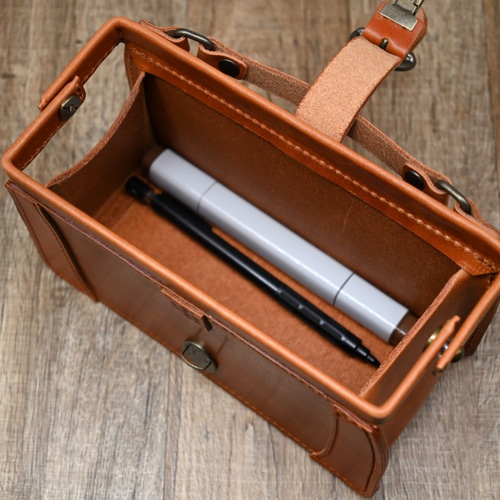 極美品 カランダッシュ レザーブリーフケース ダレスバッグ 本革