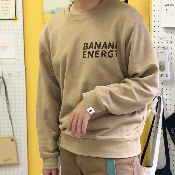 バナナカラースウェット BANANA ENERGY 1枚目の画像