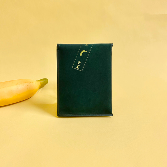 可定制【仿麂皮綠】香蕉扣獨立包 第4張的照片