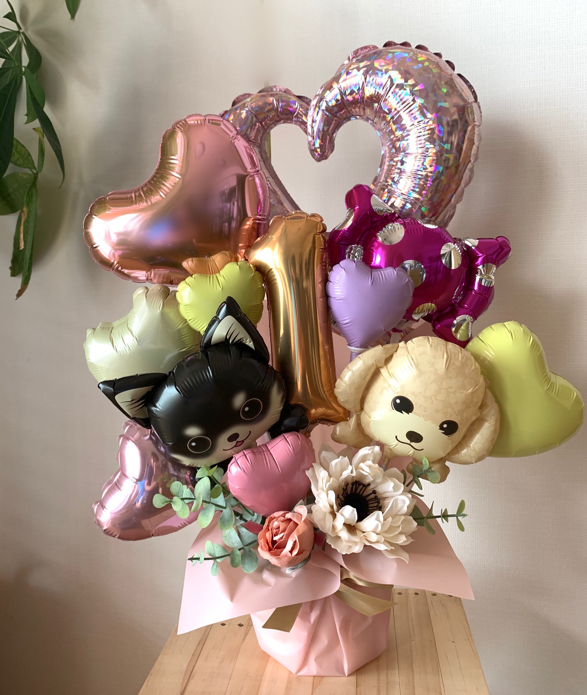 ワンワンanniversaryアレンジメント