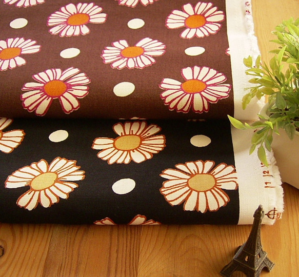 コットン・マーガレット・ブラック 3枚目の画像