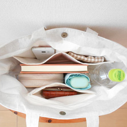 レースとストライプのサマーバッグ 4枚目の画像