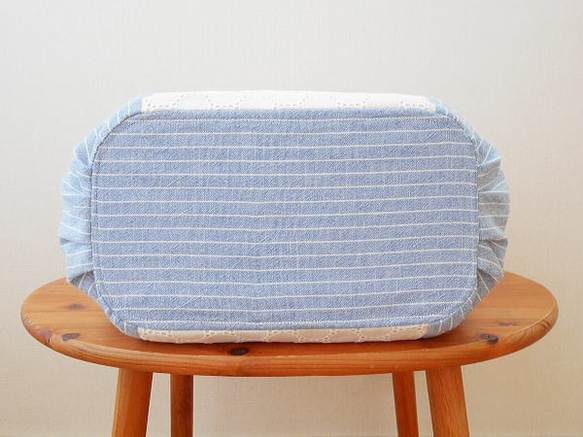 レースとストライプのサマーバッグ 7枚目の画像