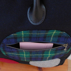 【Creema限定】冬のトートバッグ・まる 5枚目の画像