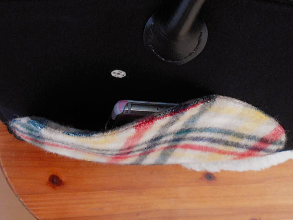 【Creema限定】冬のトートバッグ・まる 6枚目の画像