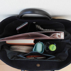 【Creema限定】冬のトートバッグ・まる 7枚目の画像