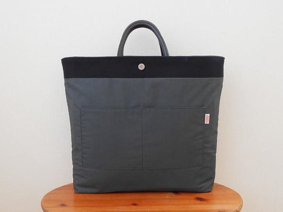 【Creema限定】冬のトートバッグ・まる 9枚目の画像