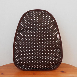 冬のたまご型リュック・ブラウン 7枚目の画像