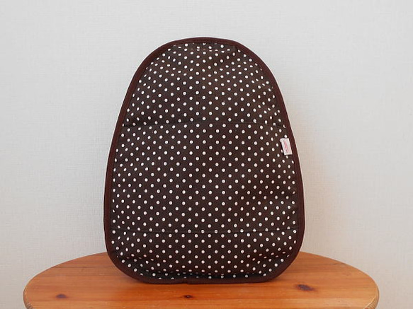 冬のたまご型リュック・ブラウン 7枚目の画像