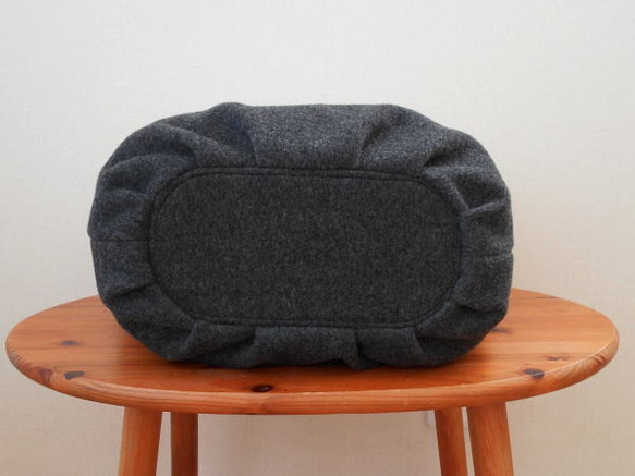 バッグチャーム付き・冬のボアトート 9枚目の画像