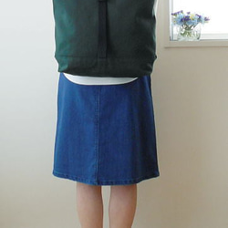 帆布の口折れリュック・グリーン 2枚目の画像