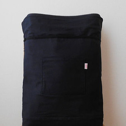 帆布の口折れリュック・グリーン 7枚目の画像