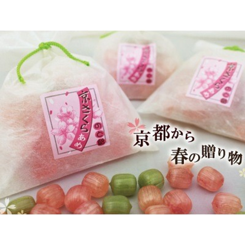 桜色キャンバス　綿飴(季節P) 9-1018-20 桜・春の季節限定】京さくらのど飴【京の飴工房 岩井製菓の定番