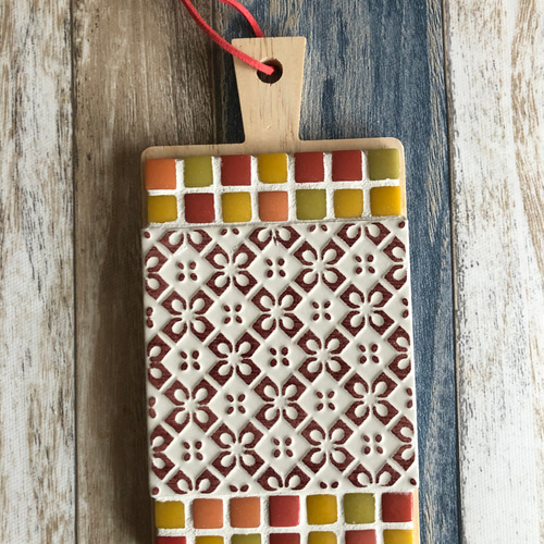 バティックタイルカッティングボードトレー...♪*ﾟ その他インテリア  