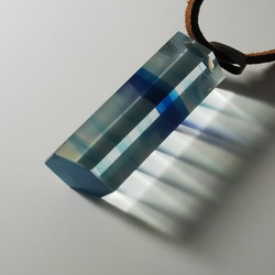 ガラスのペンダント カラー ～六角形4～ 4枚目の画像