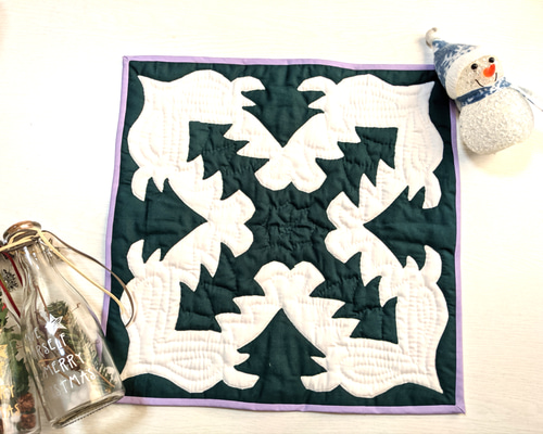 ハワイアンキルト クリスマス タペストリー マット その他インテリア