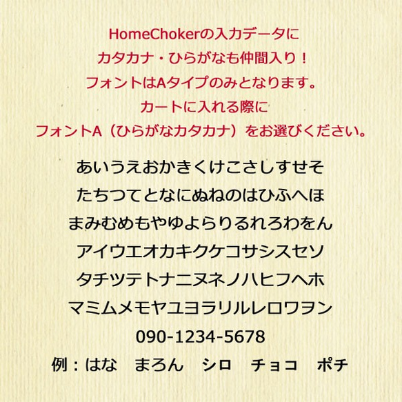 ペットのお守りチョーカー　HomeChoker　【Basicシリーズ】 4枚目の画像